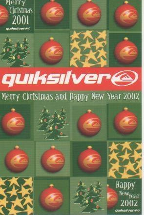 Postal E06996: Quiksilver. Postal Navideña