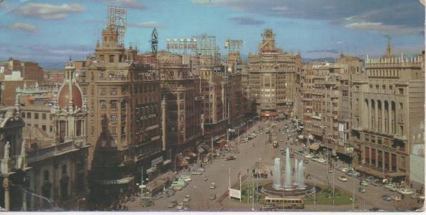 Postal E06680: Valencia. Plaza del Caudillo