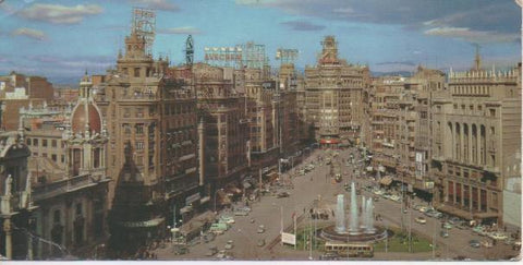 Postal E06680: Valencia. Plaza del Caudillo