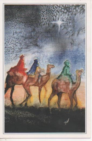 Postal E06714: Postal Navideña Reye magos de Oriente