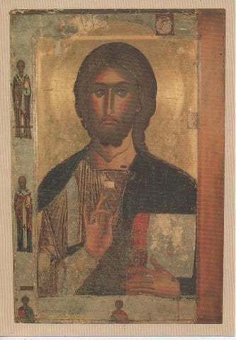 Postal E06708: Christ. The Church of the Virgin tou Arakos Lagoudhera