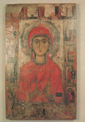Postal E06707: St Marina. The Church of the Holy Croos, Pedhoulas