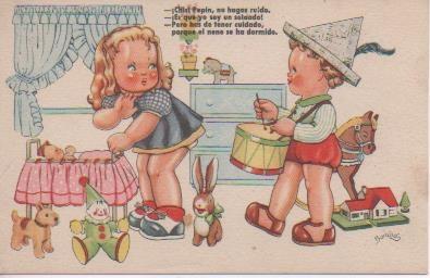 Postal E06640: Postal antigua Enriqueta Bombon nº 6