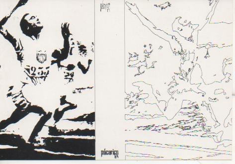 Postal E06626: 7º Saló Internacional del Cómic de Barcelona. Postal de Paco Rico