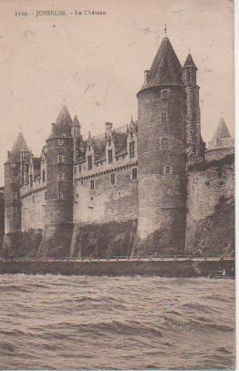 Postal E06665: Postal B/N Josselin- Le Château
