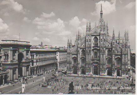 Postal E06663: Postal B/N de la Catedral de Milan
