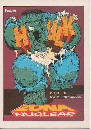 Postal E06649: Comics Forum. Serie Salón del Comicnº 5 Hulk, Zona Nuclear