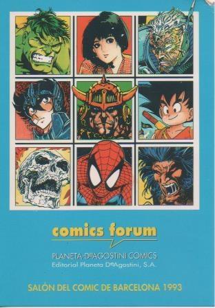 Postal E06645: Comics Forum. Serie Salón del Cómic nº 22