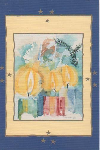 Postal E06719: Postal Velas navideñas