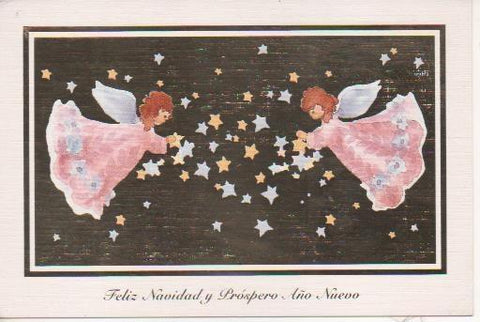 Postal E06720: Postal Angels navideños