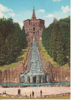 Postal E06782: Kassel-Wilhelmshöhe. Herkules mit Kaskaden