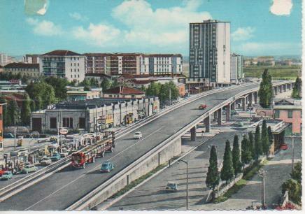 Postal E06794: Milano. Il nuovo cavalcavia dell'Autostrada