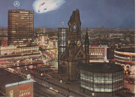 Postal E06800: Berlin. Gedächtniskirche mit Europa-Center