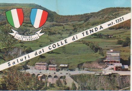 Postal E06798: Colle di  Tenda. Confine Italo-Francese