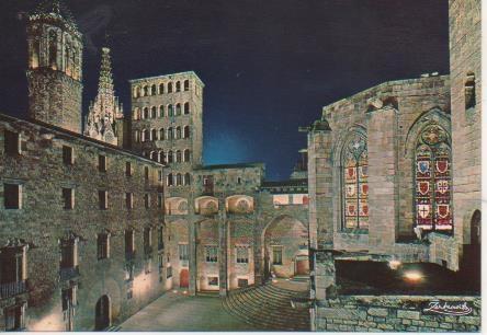 Postal E06759: Barcelona, Plaza del Rey