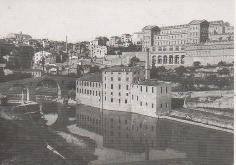 Postal E06756: Postal B/N. 1900- 1920 Vista General de Manresa
