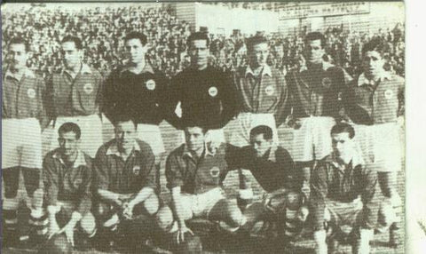 Cromos: Catalunya porta del mundial 82 numero 087: Equip del Gimnastic de Tarragona de 1949
