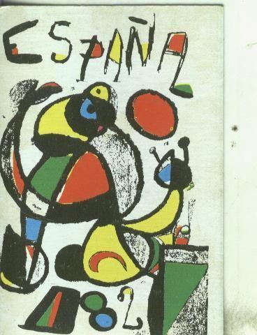 Cromos: Catalunya porta del mundial 82 numero 108: Cartel oficial de Joan Miro del mundial