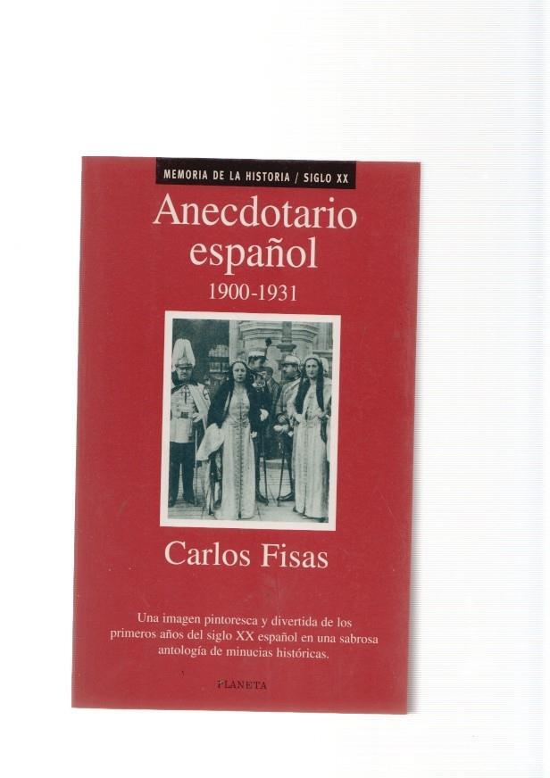 Anecdotario español 1900-1931