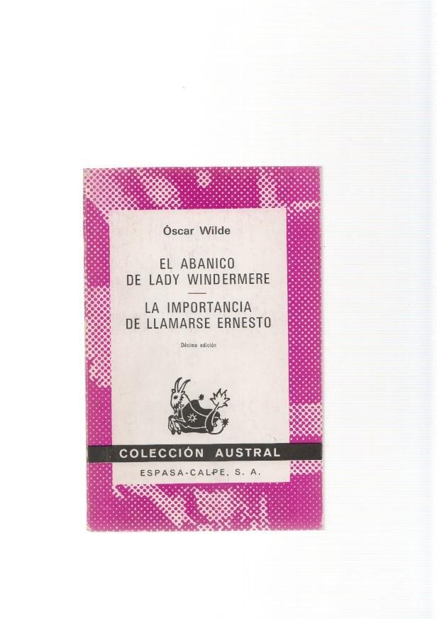 El abanico de lady Windermere- La importancia de llamrse Ernesto
