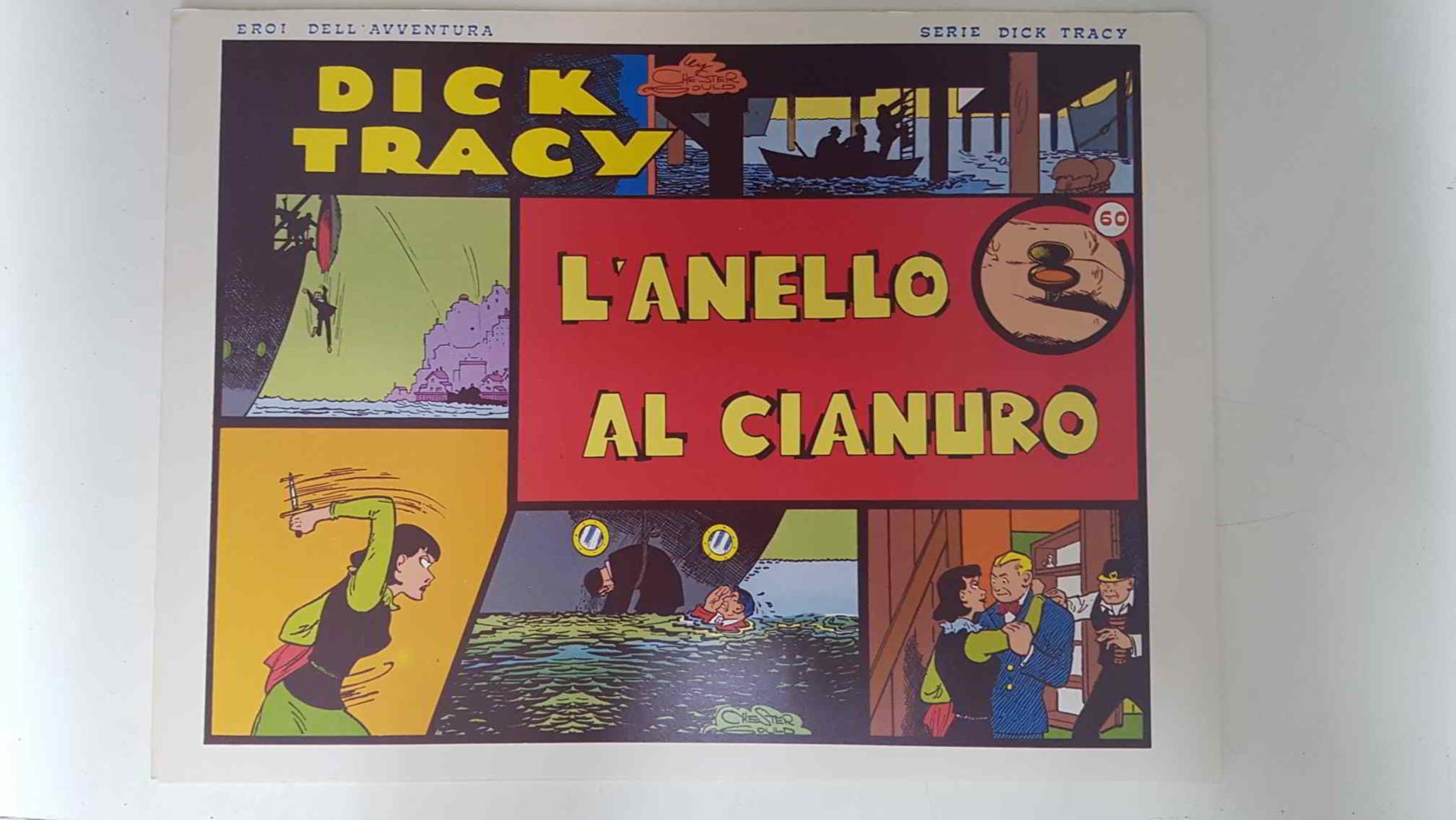 Dick Tracy volumen 060: tiras del 27.7.1936 al 23.8.1936: L'anello al cianuro