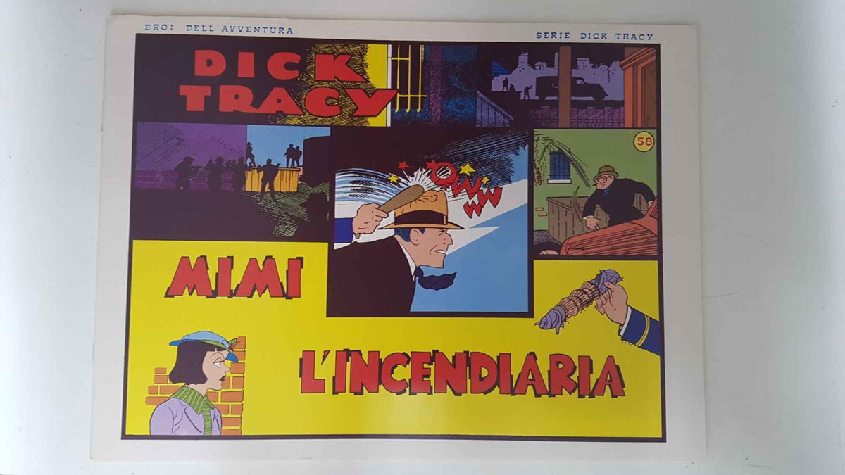 Dick Tracy volumen 058: tiras del 1.6.1936 al 28.6.1936: Mimi L'incendiaria