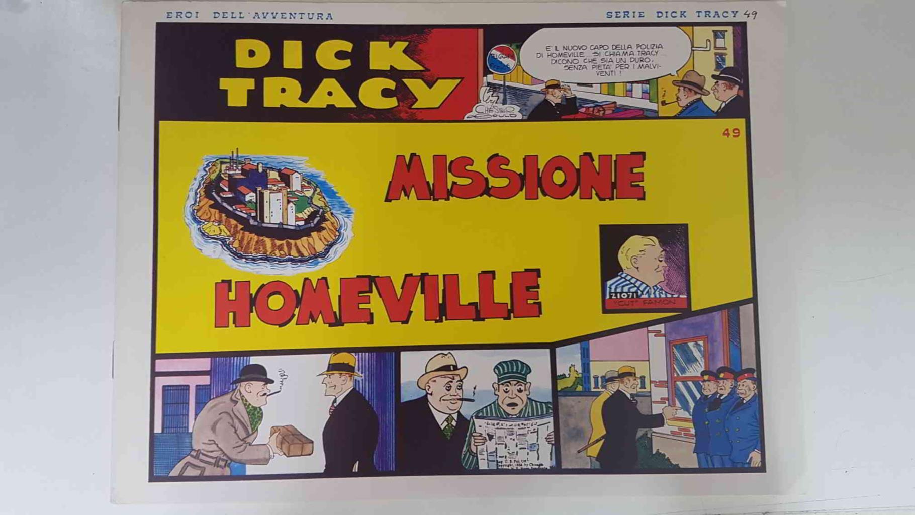 Dick Tracy volumen 049: tiras del 23.9.1935 al 20.10.1935: Missione homeville