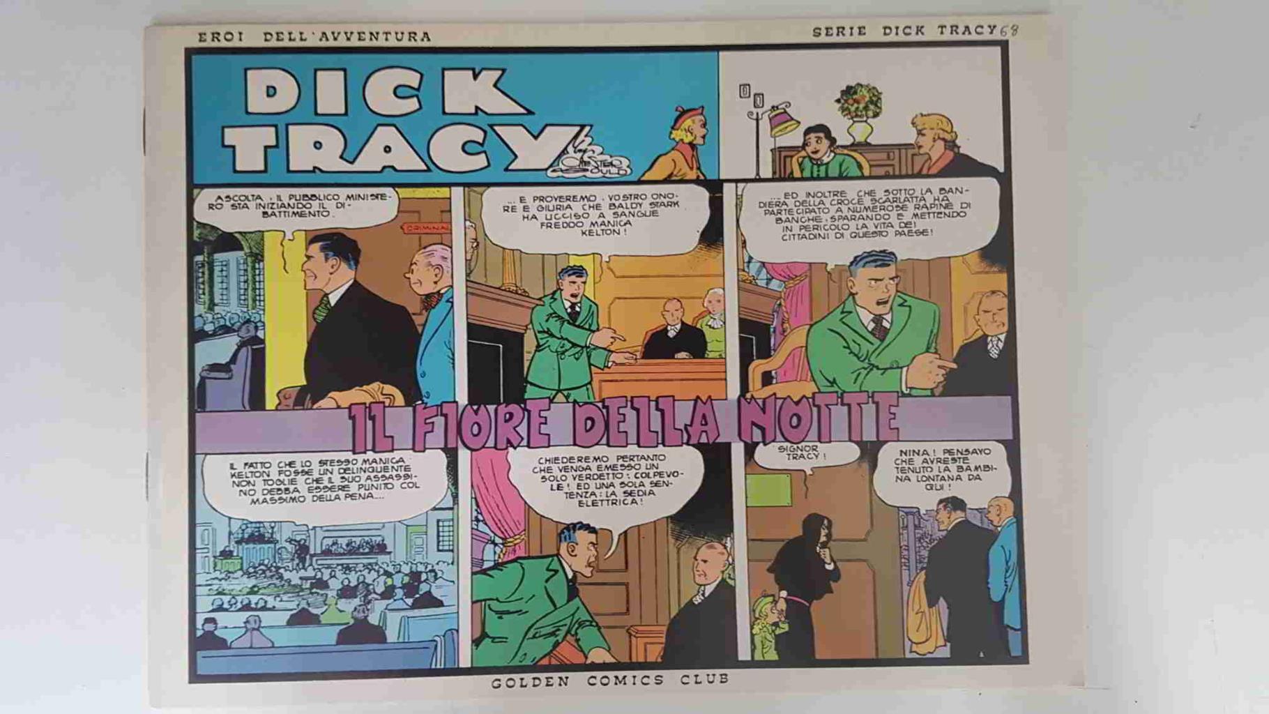 Dick Tracy volumen 068: tiras del 8.3.1937 al 4.4.1937: Il fiore della motte