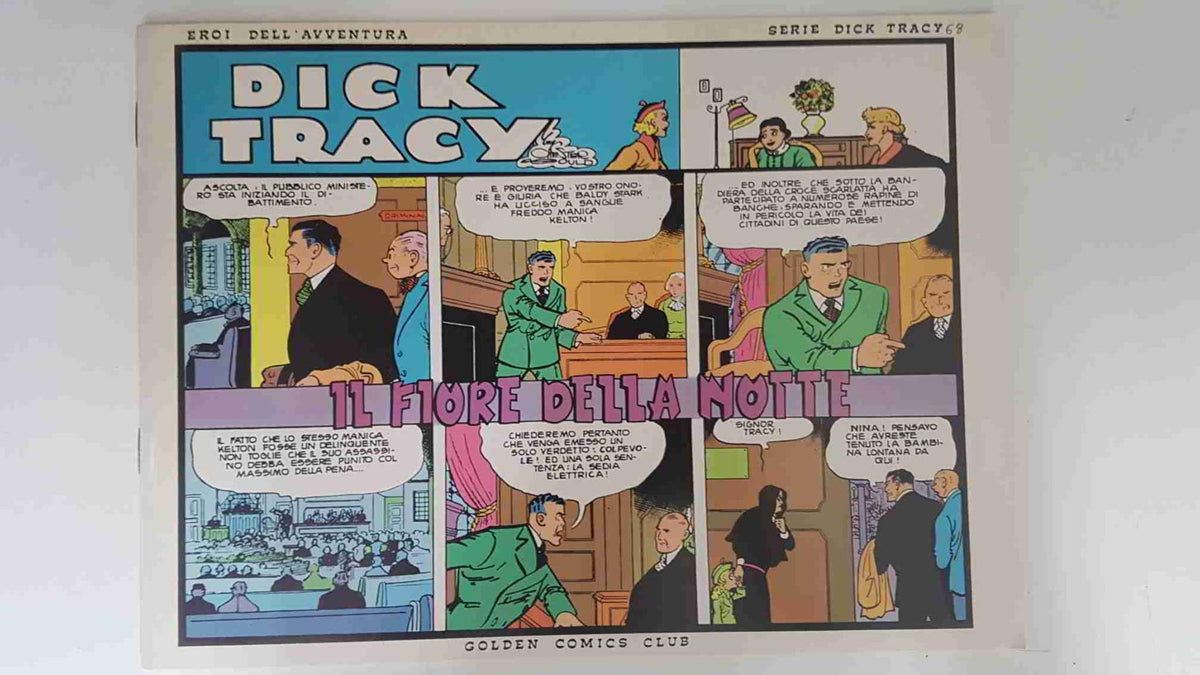 Dick Tracy volumen 068: tiras del 8.3.1937 al 4.4.1937: Il fiore della motte