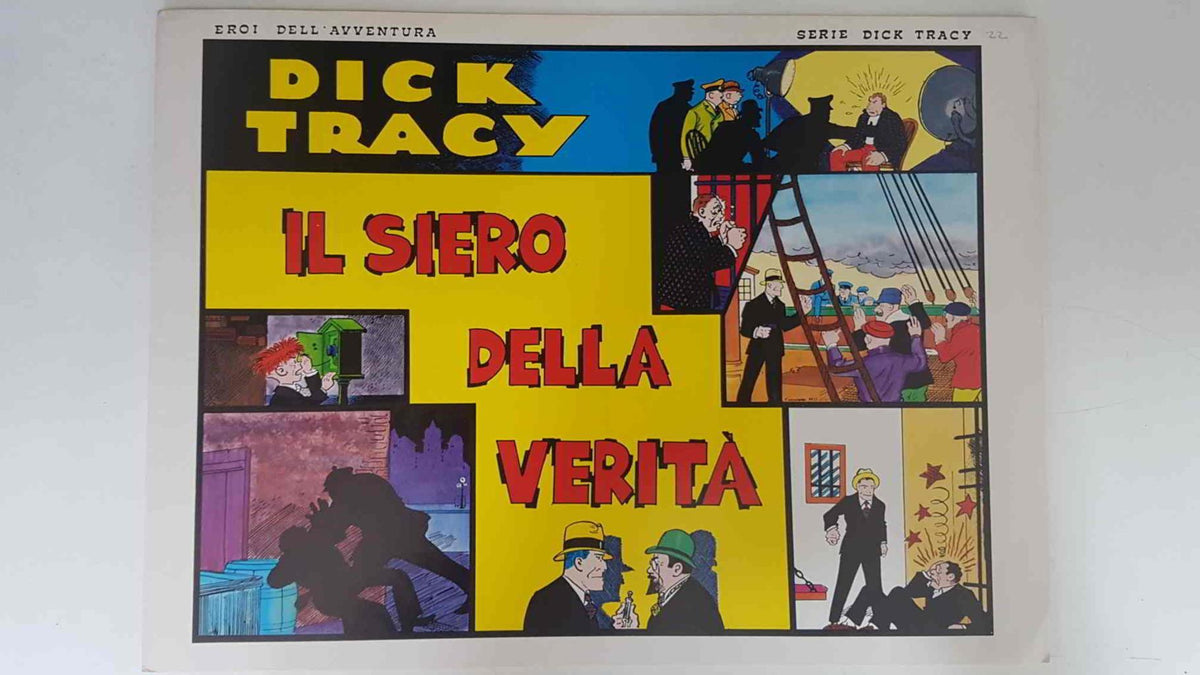 Dick Tracy volumen 022: tiras del 28.8.1933 al 24.9.1933: Il siero della verita