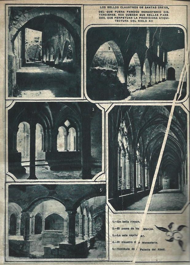 LAMINA 31617: Claustros del Monasterio de Santes Creus