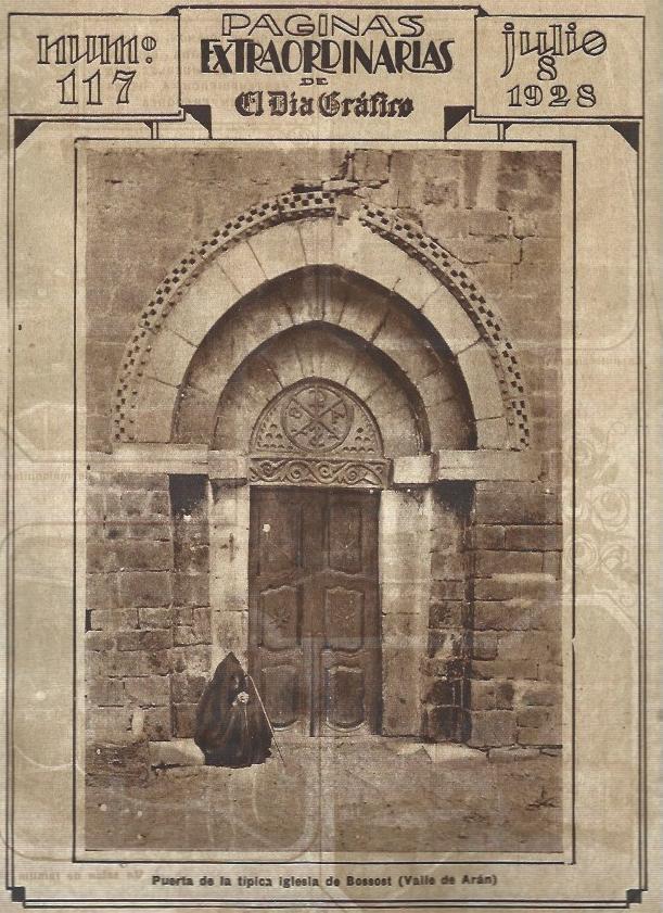 LAMINA 31616: Puerta de la iglesia de Bossost, Lleida
