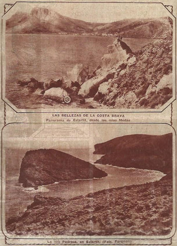 LAMINA 31609: L'Estartit desde las Islas Medas