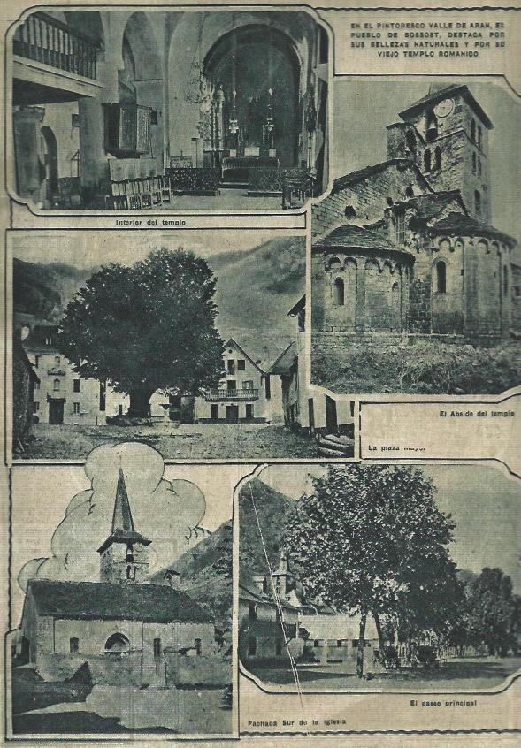 LAMINA 31633: Vistas de la iglesia de Bossost, Lleida