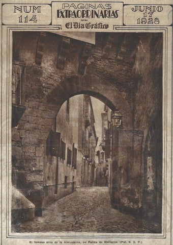 LAMINA 31604: Arco de la Almudaina en Palma de Mallorca