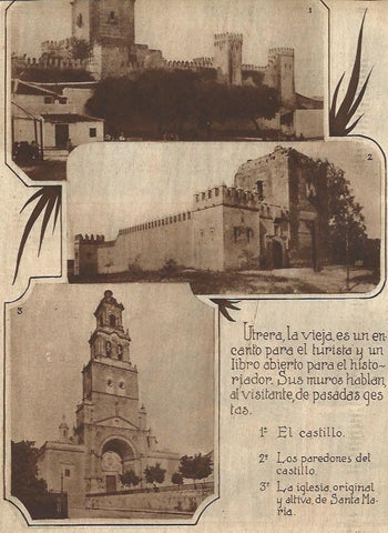 LAMINA 31581: Castillo e iglesia de Utrera