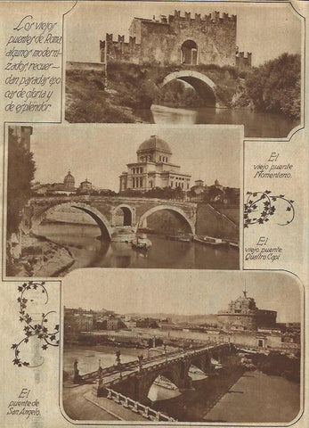 LAMINA 31576: Puentes de la ciudad de Roma