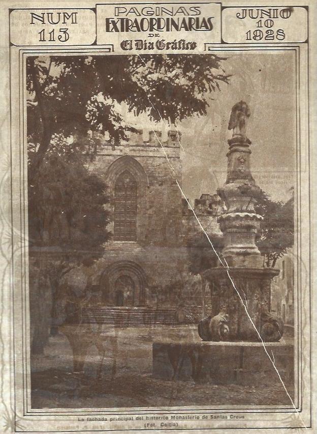 LAMINA 31600: Fachada del Monasterio de Santes Creus