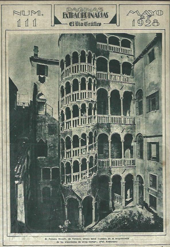 LAMINA 31591: El Palacio Minelli en Venecia