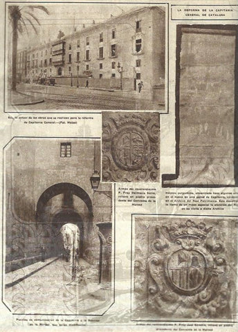 LAMINA 31688: Reforma de  la Capitania General en Barcelona