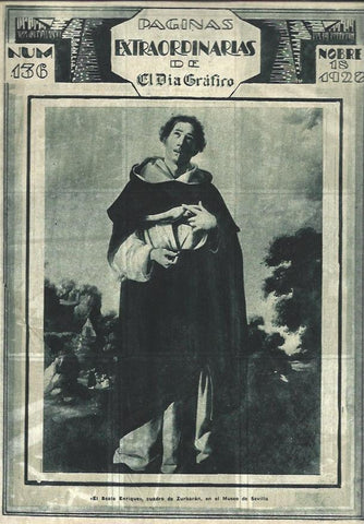 LAMINA 31683: El Beato Enrique, por Zurbaran