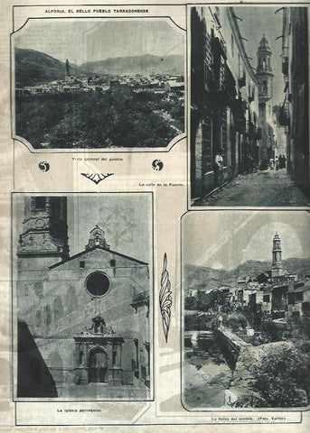 LAMINA 31706: Vistas de Alforja, Tarragona