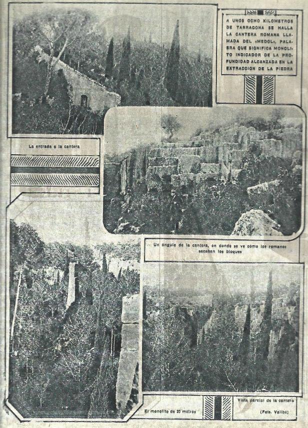 LAMINA 31695: Cantera romana El Medol, Tarragona