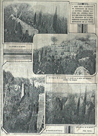 LAMINA 31695: Cantera romana El Medol, Tarragona