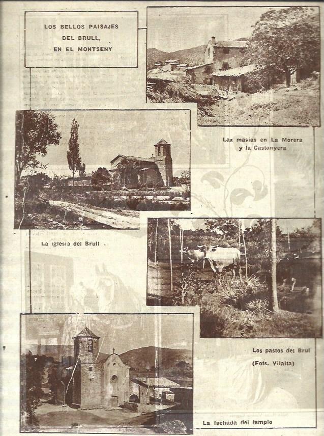 LAMINA 31703: Paisajes de El Brull en el Montseny
