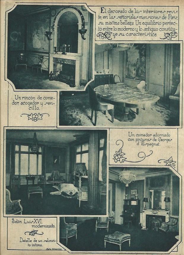 LAMINA 31571: Salones de casas de Paris