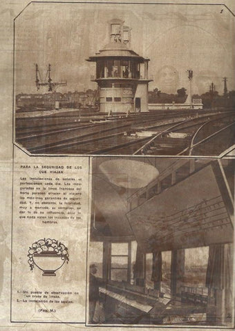 LAMINA 31657: Puesto de observacion de señales del tren