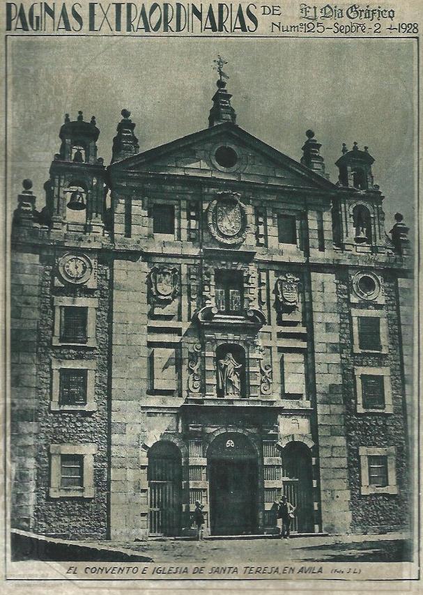 LAMINA 31648: Convento e iglesia de Santa Teresa en Avila