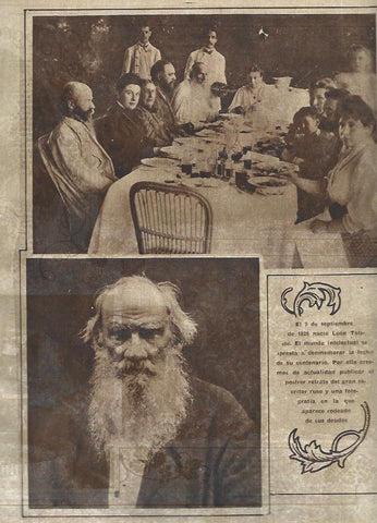 LAMINA 31645: Leon Tolstoi y su familia