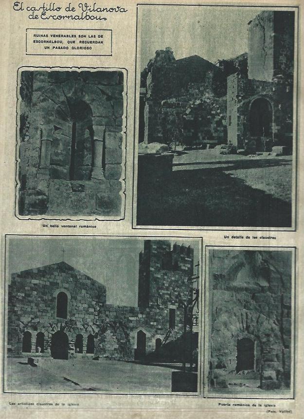 LAMINA 31676: Castillo de Vallbona de Escornalbous
